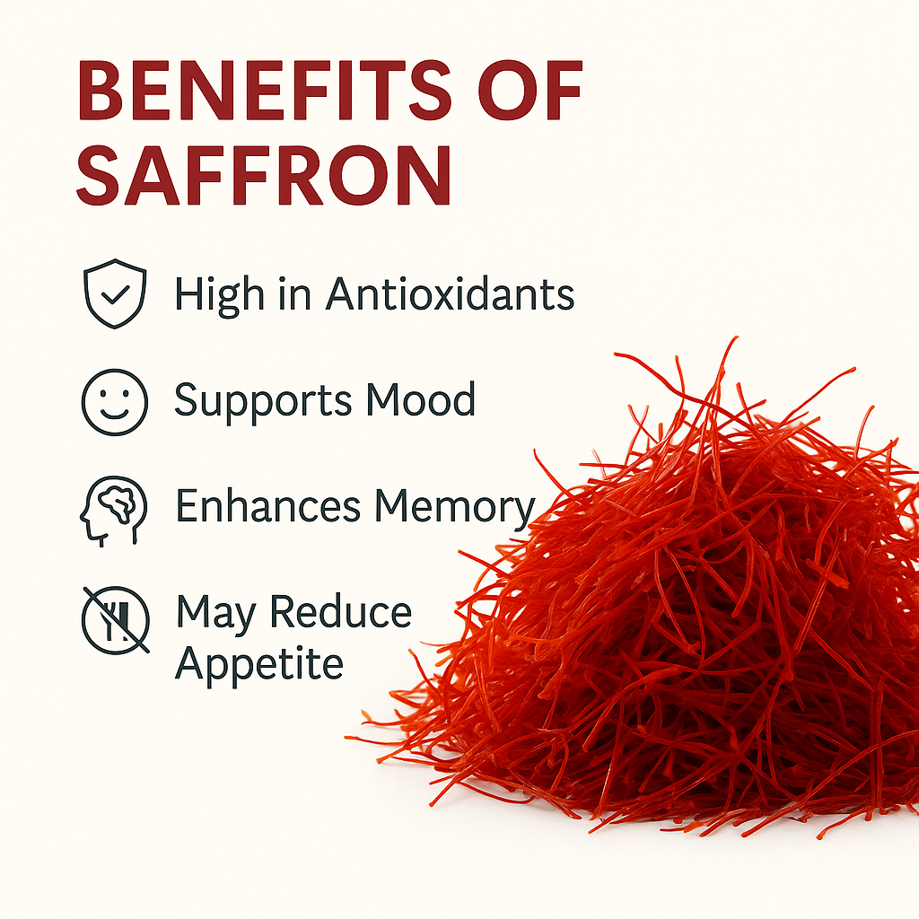 Premium Afghan Saffron – Negin Cut (Pure & Handpicked)